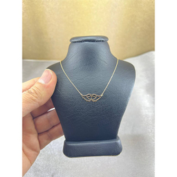 گردنبند طلا 18 عیار زنانه طرح بال فرشته خاص کد 45986