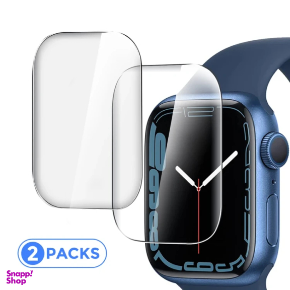 محافظ صفحه نمایش ساعت هوشمند آهااستایل مدل WG49 مناسب اپل واچ سایز 44 میلی متر بسته دو عددی