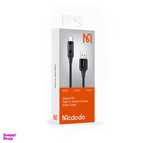 کابل فست شارژ USB به Type-C مک دودو مدل CA-1080 طول 1.2 متر
