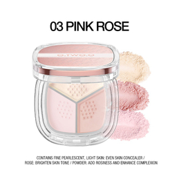 پودر فیکس 24 ساعته او تو او رنگ 03 pink rose