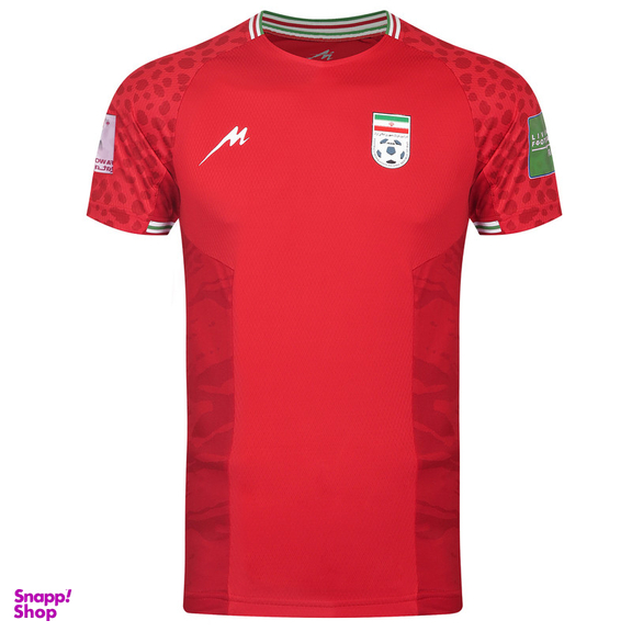 تی شرت ورزشی مردانه مروژ مدل تیم ملی ایران جام جهانی قطر کد 2022 away