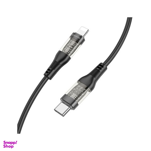 کابل تبدیل USB-C به لایتنینگ بروفون مدل BU37 20W طول 1.2 متر