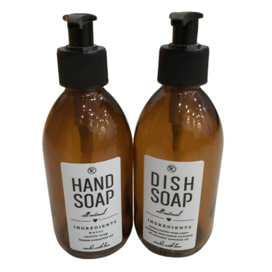 مخزن مایع دستشویی مدل آر مجموعه 2 عددی