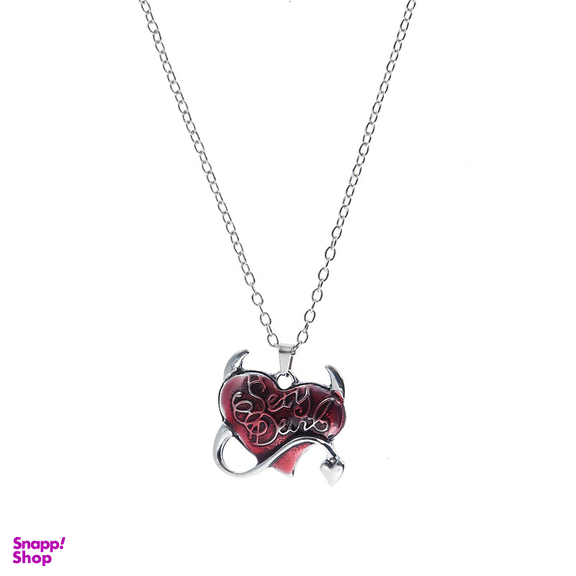 گردنبند دخترانه مدل قلب گوش دار و دم دار کد 48854