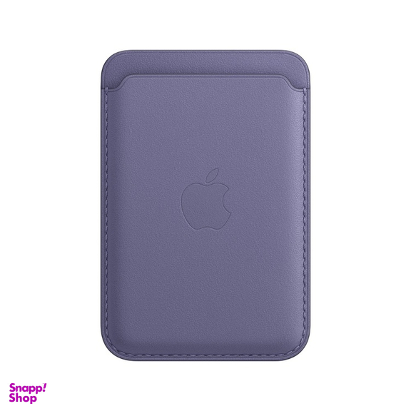جا کارتی مغناطیسی پشت گوشی موبایل اپل مدل iPhone Leather MagSafe Wallet
