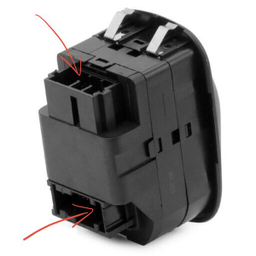 کلید شیشه بالابر و تنظیم آینه خودرو چیکال مدل K-636 مناسب برای پژو 206