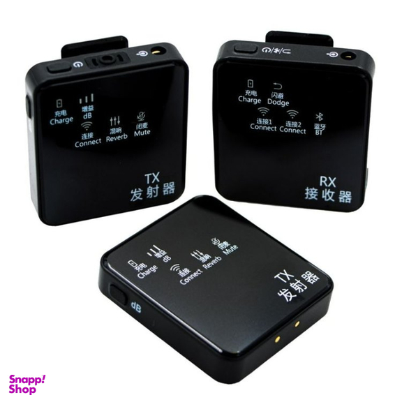 میکروفون بی سیم یقه ای انسر مدل M2 2in1 Pro