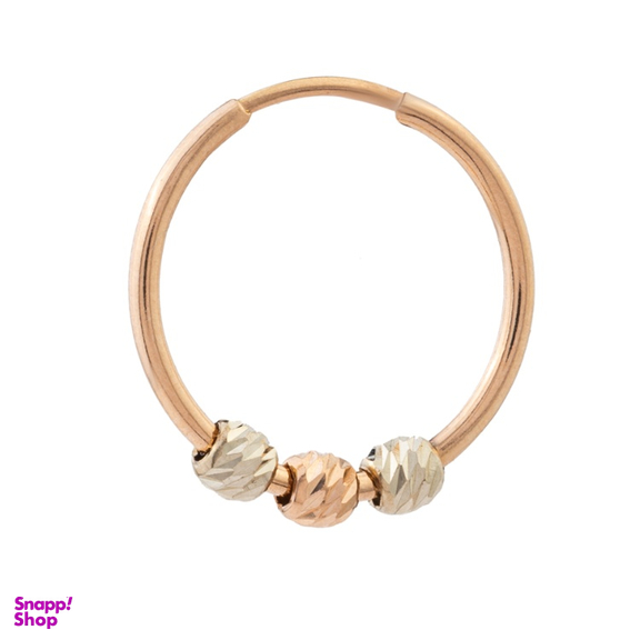 گوشواره طلا 18 عیار زنانه داریم طرح البرنادو 3S