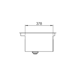 سینک ظرفشویی استیل کن مدل 90-BCN302 توکار