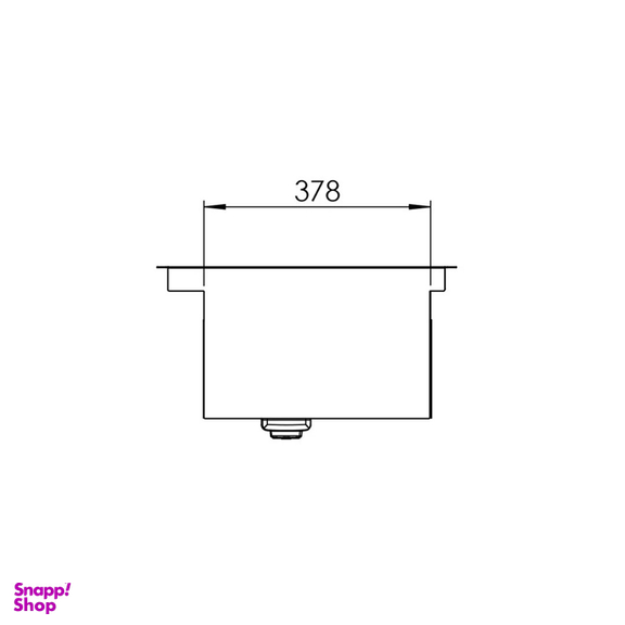 سینک ظرفشویی استیل کن مدل 90-BCN302 توکار