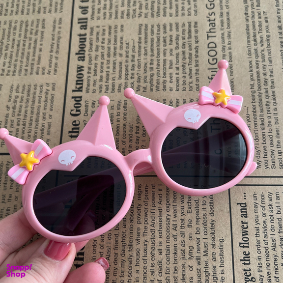 عینک آفتابی دخترانه طرح کرومی کد PINK.6