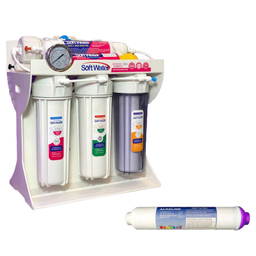 دستگاه تصفیه کننده آب سافت واتر مدل sw-11 به همراه فیلتر تصفیه آب مدل 3s-pack محموعه 3 عددی