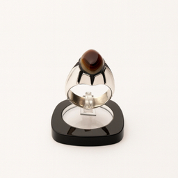 انگشتر نقره مردانه کد HOSS015