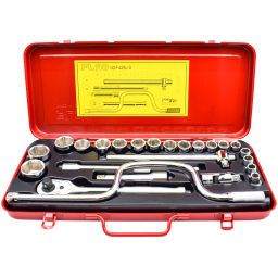 آچار و سری بکس فلگ مدل F425MD-6  مجموعه 25 عددی