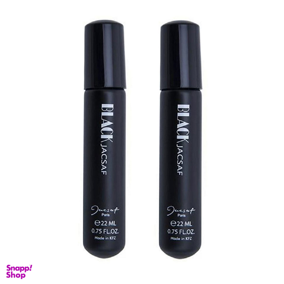 ادوپرفیوم جیبی مردانه ژک ساف مدل Black حجم 22 میلی لیتر مجموعه 2 عددی