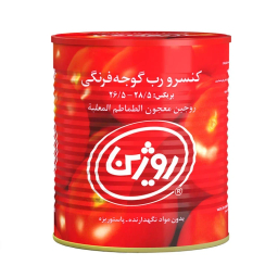 کنسرو رب گوجه فرنگی روژین وزن 800 گرم بسته 6 عددی