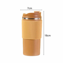 ماگ سفری دور سیلیکونی MS500 گنجایش 0.5 لیتر