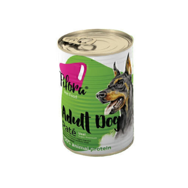 کنسرو غذای سگ نژاد بزرگ فیفورا با طعم گوشت گوساله وزن 400 گرم