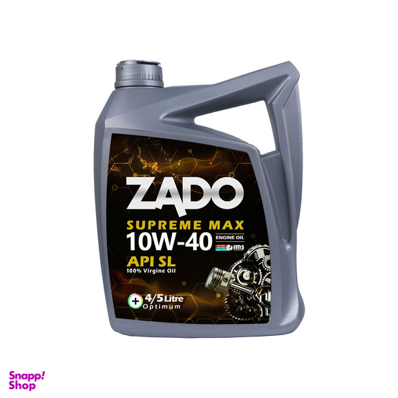 روغن موتور خودرو زادو مدل SAE 10W40-SL حجم 4.5 لیتر