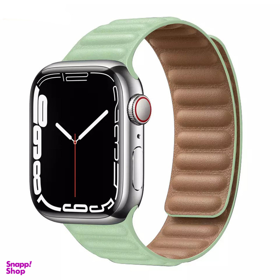بند گرین مدل Leather Magnets مناسب برای اپل واچ 42/44/45/49 میلی متری