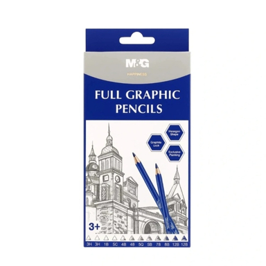 مداد طراحی ام‌ اند‌ جی مدل 357G5 بسته ۱۲ عددی