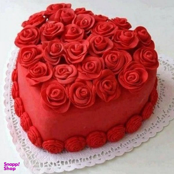 قالب کیک به گز مدل قلب مجموعه 5 عددی