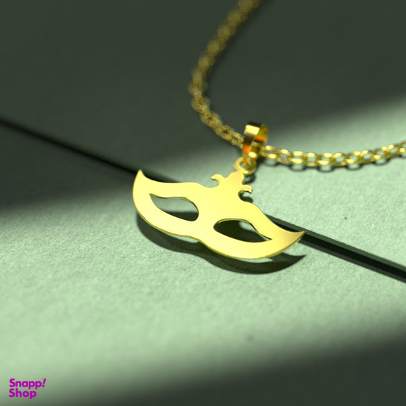 گردنبند طلا 18 عیار زنانه مدوپد مدل نقاب کد G3-1-1007