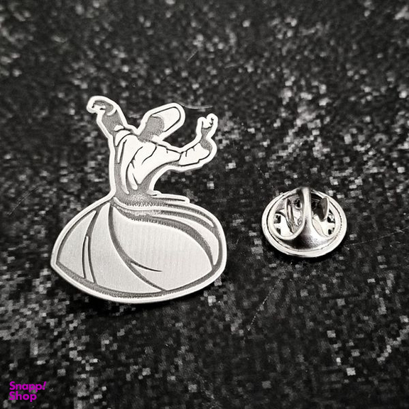 گل سینه زنانه لیردا مدل نقره رقص سماع