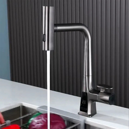 شیر آشپزخانه مدل لوکس شاوری 01LED