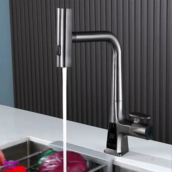 شیر آشپزخانه مدل لوکس شاوری 01LED