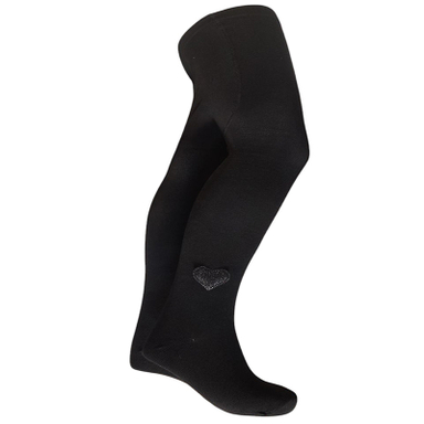 جوراب شلواری دخترانه تابش ایران پود مدل نخ پنبه طرح ghalb.meshki