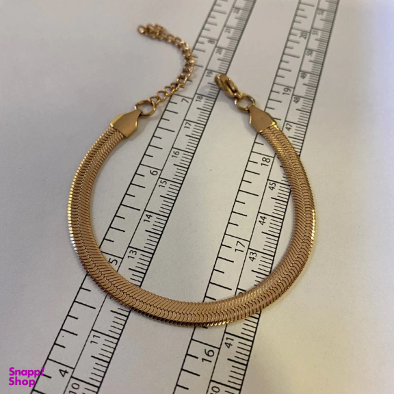 دستبند زنانه مدل ماری کد 003 رنگ طلایی