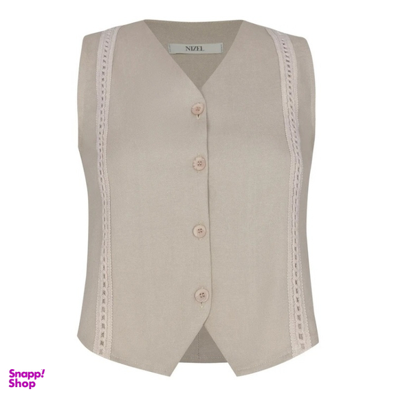 جلیقه زنانه مدل GD-o- 19288094 رنگ بژ