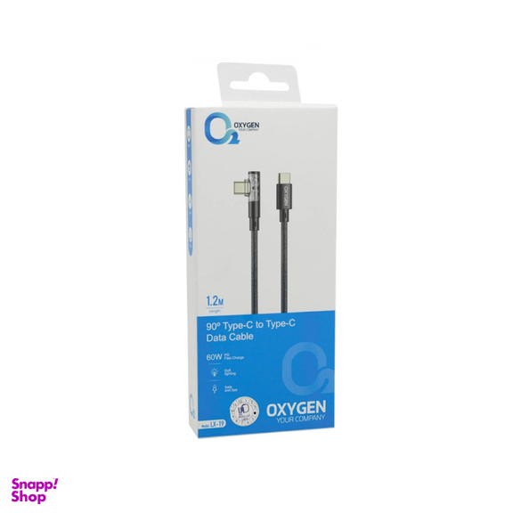 کابل شارژر Type-C اکسیژن مدل LX19 طول 1.2 متر