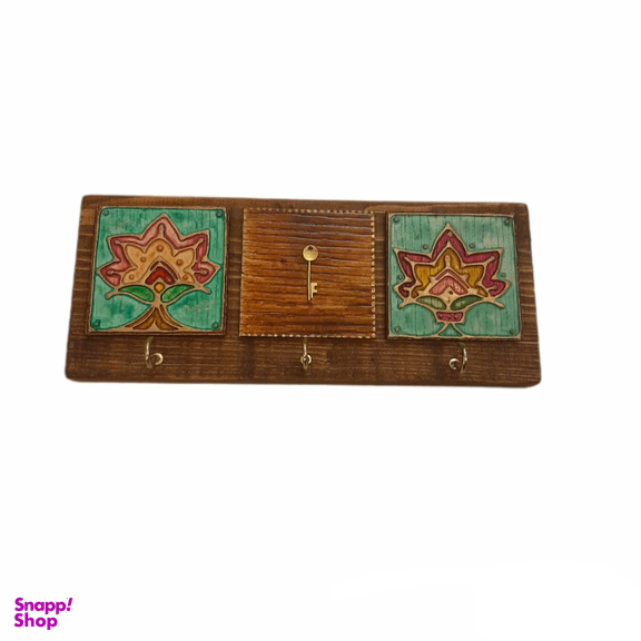 جاکلیدی چوبی دست ساز کد 54