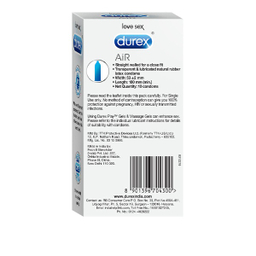 کاندوم دورکس مدل Extra thin Air بسته 10 عددی