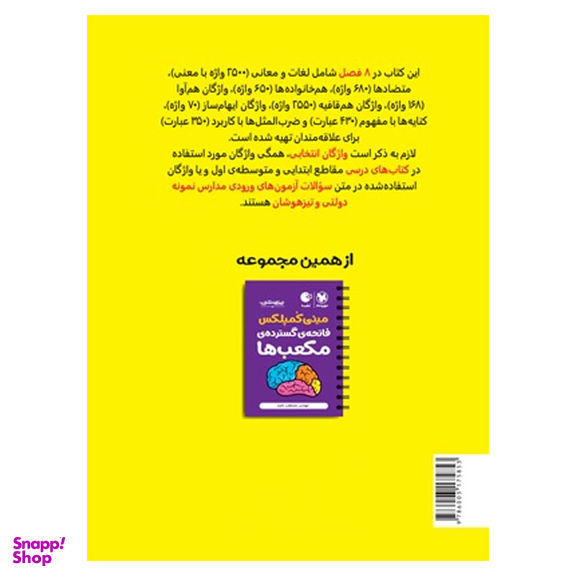 کتاب مینی کمپلکس دانستنی های هوش کلامی اثر مصطفی باقری انتشارات مهر و ماه