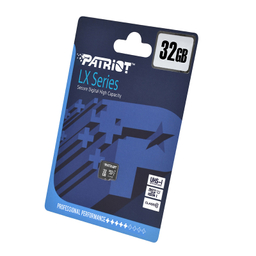 کارت حافظه microSDXC پتریوت مدل LX کلاس 10 استاندارد UHS-I U1 سرعت 80 MBps ظرفیت 32 گیگا بایت