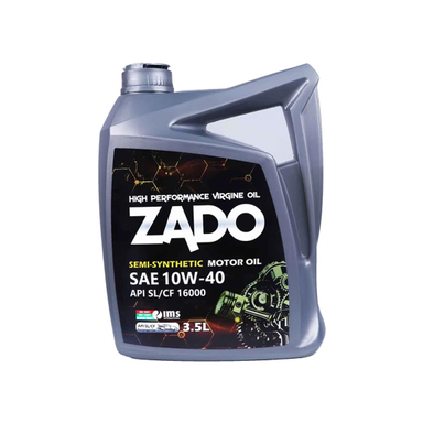 روغن موتور خودرو زادو مدل SAE 10W40-16000-SL حجم 3.5 لیتر
