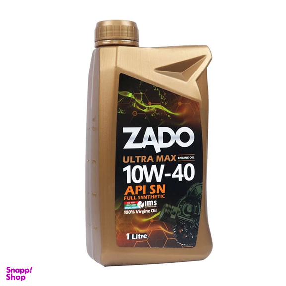 روغن موتور خودرو زادو مدل SAE 10W40-SN-ULTRA MAX حجم 1 لیتر