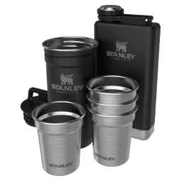 ست ماگ و قمقمه استنلی مدل Pre-Party Shot Glass + Flask مجموعه 6 عددی
