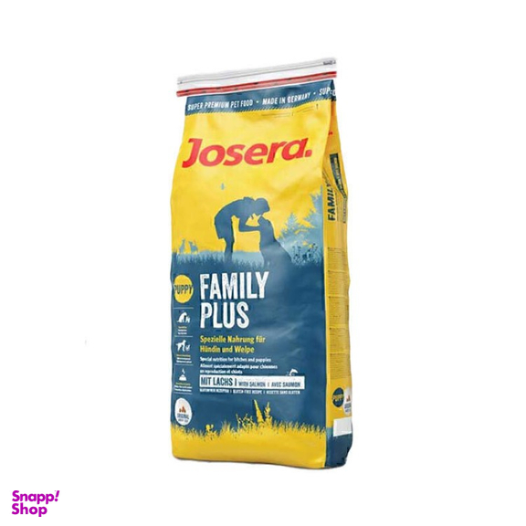 غذای خشک سگ باردار و توله جوسرا مدل Josera Family Plus وزن 12.5 کیلوگرم