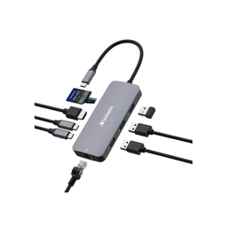 هاب Type-C چند پورت ورباتیم مدل CMH-09
