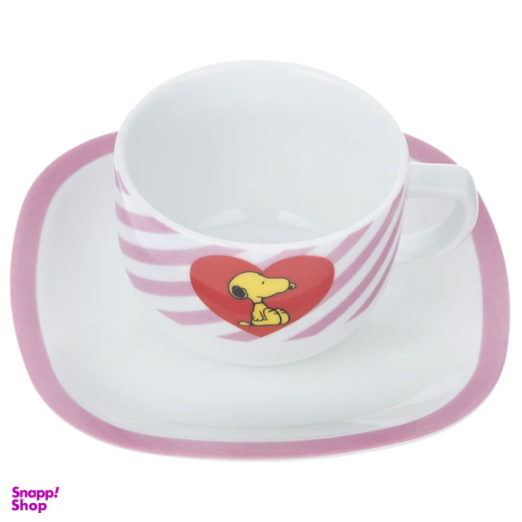 سرویس غذا خوری 5 پارچه کودک چینی زرین ایران سری کواترو مدل اسنوپی درجه عالی