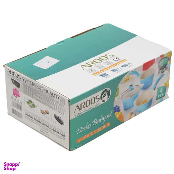 سرویس پخت و پز 4 پارچه کودک عروس مدل دیاکو