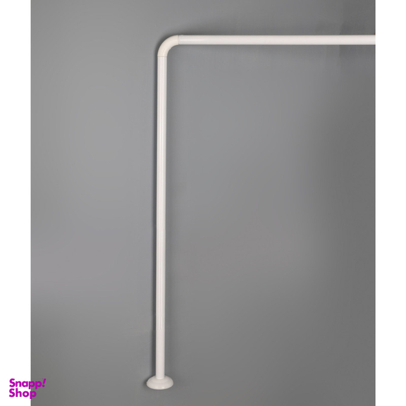 میله پرده حمام پیسو مدل U-AL سایز 90x90 سانتی متر