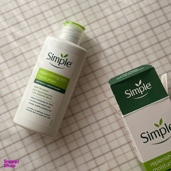 کرم آبرسان سیمپل مدل ریچ مناسب پوست خشک حجم 125 میلی لیتر