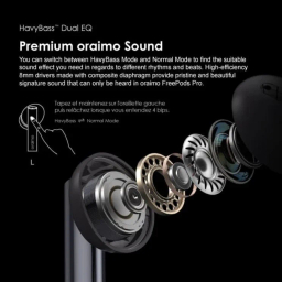 ایرفون بی سیم بلوتوثی اورایمو مدل FreePods Pro Plus