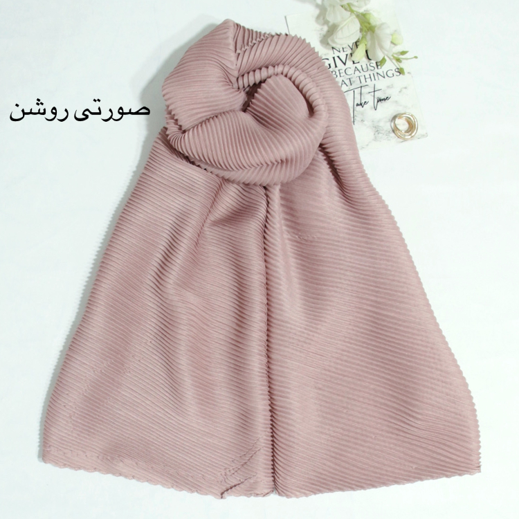 شال ساده پلیسه طرح آرمیتا کد ana9503