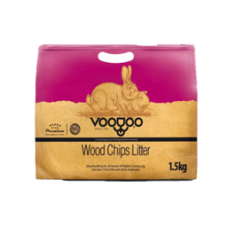 پوشال بستر جوندگان وودو مدل Wood Chips Litter وزن 1.5 کیلوگرم